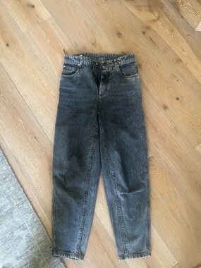 Brunello Cucinelli High-Rise Black Washed Jeans